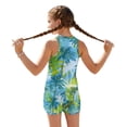 thumbnail image 2 of Psesaysky Green Palm Tree Tankini Swimsuits for Girls Modest Tank Tops with Shorts 2 Piece Bathing Suits for Teens Girl 6-15 Years, 2 of 7