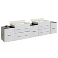 thumbnail image 1 of Imaginations Américaines 88.5 pouces W Vanity Set Blanc, 1 of 1
