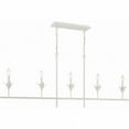 thumbnail image 5 of 537-MT Crystorama Lighting Broche - 5 Light Chandelier In Modern Style-21 Inches Tall and 53.5 Inches Wide-Matte White Finish, 5 of 8