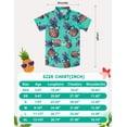 thumbnail image 5 of Aideaone Boy's Button Down Hawaiian Shirts Short Sleeve Cool Cartoon Print Tops for 7-14 Years, 5 of 5