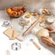 thumbnail image 5 of Juego de 9 Herramientas para Hacer Pasta, Rodillo de Madera, Tabla para Ñoquis, Cortador de Sellos para Ravioles, Rueda Cortadora de Masa, 5 of 6