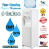 2021 New Top Loading Water Dispenser 5 Gallon, Hot & Cold Water Cooler Dispenser with Storage Cabinet, Freestanding Water Cooler Dispenser for Home Office white