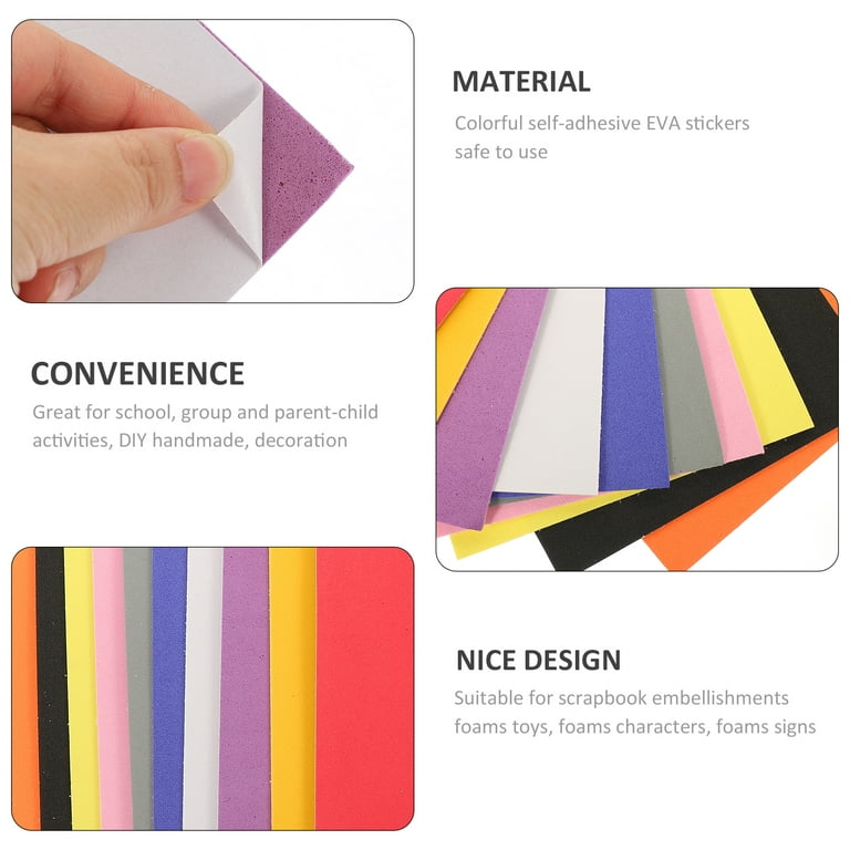 Colorful EVA Foam Sheets - Perfect for DIY Crafts