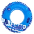 thumbnail image 1 of Flotador de anillo de natación engrosado con flotadores de piscina con asa para niños adultos (100# azul), 1 of 6