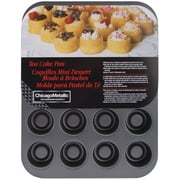 Chicago Metallic Professional 20-Cup Tea Cake Pan, 14" by 10.5" - Gray