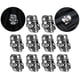 thumbnail image 4 of Colgante de calavera con cuentas de Paracord hermoso agujero de 45 mm/02 pulgadas cuentas de Paracord de aleación antideslizantes calavera de Metal para llaveros para ANGGREK Otros, 4 of 8