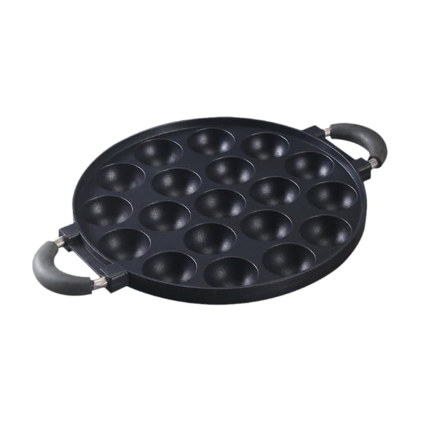 Molde para hacer donas, molde para pasteles, placas antiescaldaduras, apto para cocina, utensilios de cocina, para freír huevos 19 agujeros