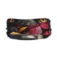 thumbnail image 2 of Lsque Colorful Floral Black Dog Pattern Sweatbands Sports Headband for Men & Women - Moisture Wicking Athletic Cotton Terry Cloth Sweatband for Tennis, Basketball, Running, 2 of 9