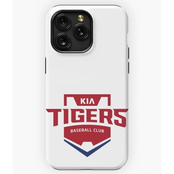 KBO Kia Tigers Korean Baseball Team Logo Emblem Merch A232 Phone Case for iPhone 11 to 17 Pro Max