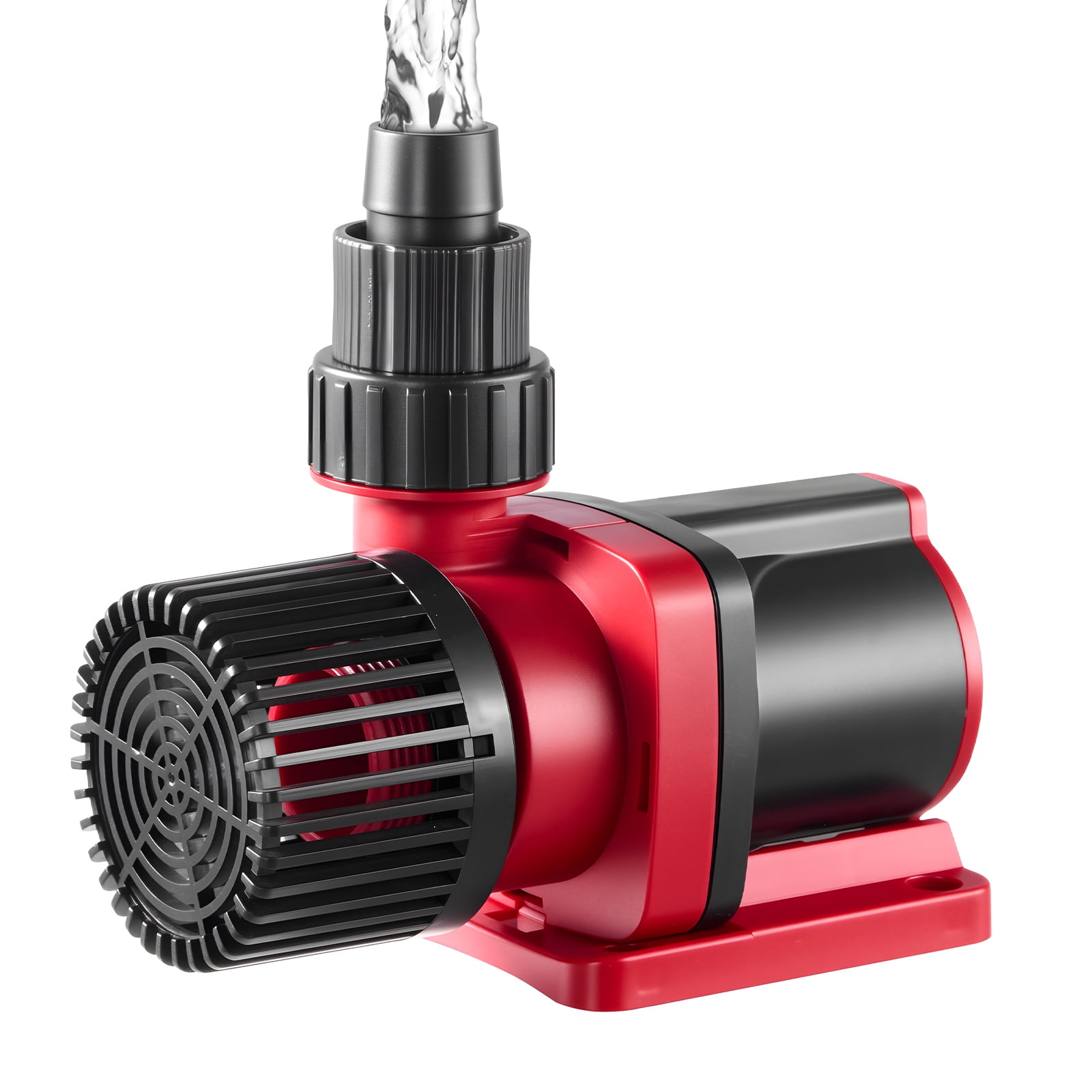 KFFKFF Aquarium 24V DC Water Pump, 100W, 2642 GPH Marine Wavemaker with Controller, Adjustable Flow, Feed Mode, 19.7 ft Max Lift, for Saltwater and Freshwater Fish Tank Circulation