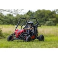 thumbnail image 2 of Coleman Powersports EVKG200 48V Electric Two-Seater Go-Kart, Off-Road Vehicle Up to 18 MPH & 15 Miles Range, Dual Drive Modes, Hydraulic Disc Brakes, Ages 13 and Up, Red, 2 of 3