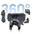 thumbnail image 2 of ZHAOCHENG Soporte para teléfono de bicicleta, soporte universal para teléfono de motocicleta, rotación de 360° antivibración para iPhone 12 Mini/12/11 Pro Max/XS/XR, Samsung S10/S9/S8, Huawei, teléfon, 2 of 5