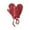Watermelon Red, variant on Toddler Children Winter Warm Knitted Mittens Anti Lost String for Cold Weather Outdoor Activities Kids Gloves