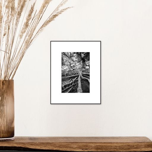 (4 pack) Mainstays – 5x7 Picture Frame – Black Front Loading 8x10 Matted Wall or Tabletop Photo Frame