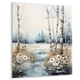 thumbnail image 2 of Designart "Winter Wonderland Alaska I" Landscapes Metal Wall Art Prints, 2 of 5