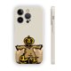 thumbnail image 1 of Mantenga su iPhone15 Pro Max 14 13 12 Pro 11 seguro y elegante con esta funda para teléfono plateada mate de doble capa con un divertido diseño de dibujos animados., 1 of 4