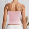 thumbnail image 5 of SHITINN Women's Basic Tank Tops Sleeveless Casual Camisole Pure Color Strappy Layering Piece for Everyday Wear Vacation Outfit 3x plus Top Long Sleeves Top Women Silk Camisole Women Top plus Size 1x, 5 of 5
