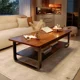 thumbnail image 2 of Mesa de centro de madera maciza para sala de estar, mesa de centro de alta gama para el hogar, mesa pequeña y sencilla moderna para apartamento, muebles de estilo chino, 2 of 4