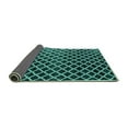 thumbnail image 2 of Ahgly Company Indoor Rectangle Abstract Turquoise Blue Modern Area Rugs, 5' x 8', 2 of 4