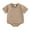 Coffee, variant on Baby Short Sleeve Bodysuits Baby Boy Girl Bubble Rompeđť—‹ Short Sleeve Plain Bodysuit T-Shirt Oversize Tops Crewneck Outfit With Pockets