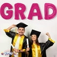 thumbnail image 4 of PMU Graduation Grad Balloon Banner Set for Grad Party 34 Inch Hot Pink Graduation 2026 Party Decoration Supplies, 4 of 7