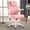 Pink, variant on Executive Office Chair, Ergonomic PU Leather Computer Chairs, Executive Breathable Desk Chair with Padded Flip-Up Arms, 360 °   Swivel Rolling Chair Comfy Padded for Working Studying Gaming (Black)