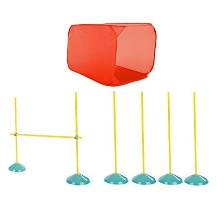 Outward Hound Kyjen Zip Zoom Indoor Dog Agility Starter Kit With Dog Tunnel Weave Pole High Jump Obstacles Large Multicolor Walmart Canada