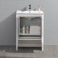 thumbnail image 2 of Fresca Allier Rio 24" Ash Gray Modern Bathroom Cabinet w/ Sink, 2 of 7