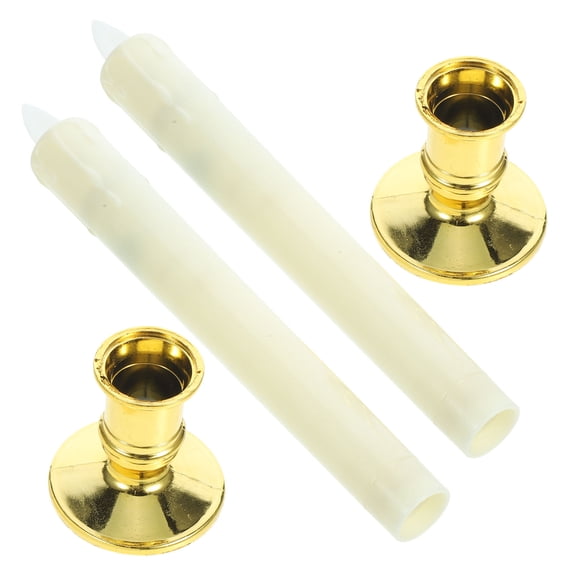 VERDANVERSE Holiday Decorations LED Candle Lights Multi 2Pcs