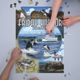 thumbnail image 3 of Friday Harbor, San Juan Island, Washington, Scenes (1000 Piece Puzzle, Size 19x27, Challenging Jigsaw Puzzle for Adults and Family, Made in USA), 3 of 4