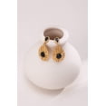 thumbnail image 6 of Vintage Gold 925 Silver Black Zircon Drop Earrings, 6 of 6