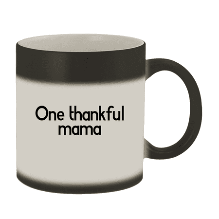 

One Thankful Mama - 11oz Magic Color Changing Mug Matte Black