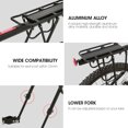 thumbnail image 4 of Herwey Bike Carrier, Bike Rack Adjustable Durable For Mountain Bike Bicycle, 4 of 8