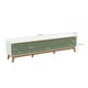 thumbnail image 3 of Mueble TV 85" Kappesberg 218cm con 3 Puertas Blanco/Verde, 3 of 10