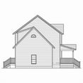 thumbnail image 6 of The House Designers: THD-1623 Builder-Ready Blueprints to Build an Affordable Two-Story Traditional House Plan with Crawlspace Foundation (5 Printed Sets), 6 of 8