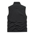 thumbnail image 7 of ZQUUVOU Men's Thin Sports Multi-Bag Casual Quick-Drying Loose Vest Gentleman Soft Mountaineering Tooling Outdoor Vest Jackets Clothes Black, 7 of 7