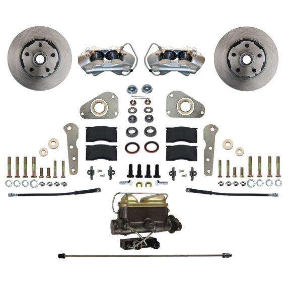 LEED BRAKES Manual Front Disc Brake Conversion Ford Full Size 4 Piston