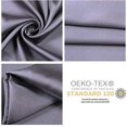 thumbnail image 3 of Fundas de almohada de seda Jocoku, 100% seda de morera, estándar, gris, juego de 2, 3 of 6