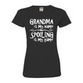 thumbnail image 1 of Womens Grandma Is My Name Spoiling Is My Game Deluxe Soft T-Shirt, 1 of 1