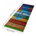 thumbnail image 4 of CLEARANCE!!Home Decoration Carpet Kitchen Runner Mat Non Slip Laundry Room Rug Rustic Wood Grain Pattern, 4 of 6