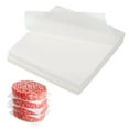 thumbnail image 1 of Uxcell 500 Pcs Hojas de papel pergamino sin blanquear para hornear, cuadrados de 6 pulgadas para hamburguesas, papel de pulpa antiadherente para hornear, asar o almacenar carne, blanco, 1 of 6