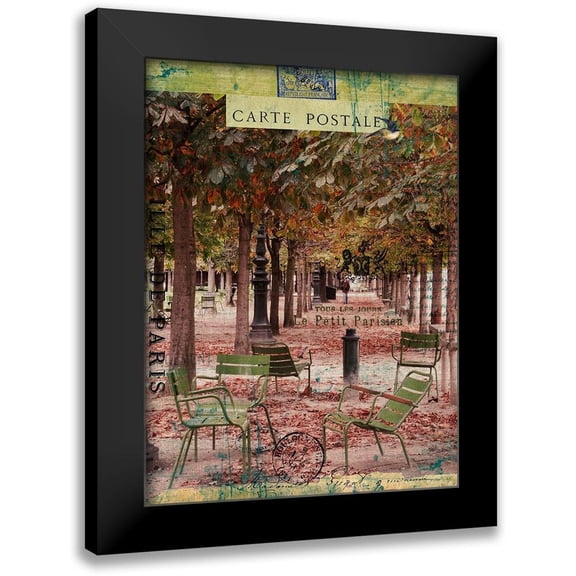 Lloyd, Sandy 12x14 Black Modern Framed Museum Art Print Titled - Paris Bistro IV