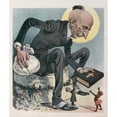 thumbnail image 2 of Udo Keppler 20x23 Black Ornate Framed Double Matted Museum Art Print Titled: The Gospel According to ‘St. John’ (1905), 2 of 5