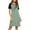 Greyish Green Butterfly, variant on Ekouaer Womens Nightgown Short Sleeve Night Dress Printed Sleepwear Soft Sleep Shirt