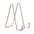 thumbnail image 4 of Plato Soporte para Exhibición, 5uds 6 Pulgadas Hierro Caballete Platos Soporte Exhibición Soportes Metal Decorativas Placas para Imagen Foto Libro, Rosa Oro, 4 of 5