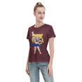 thumbnail image 4 of T-Shirt Basique à Manches Courtes pour Femmes Sailor Moon Édition Q Tsukiha, 4 of 6