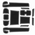 thumbnail image 4 of Almohadilla De Inserción Para Portavasos, Alfombrilla Para Consola Central, Color Y Negro, Flexible, Inodoro Para Mantenimiento, 4 of 7