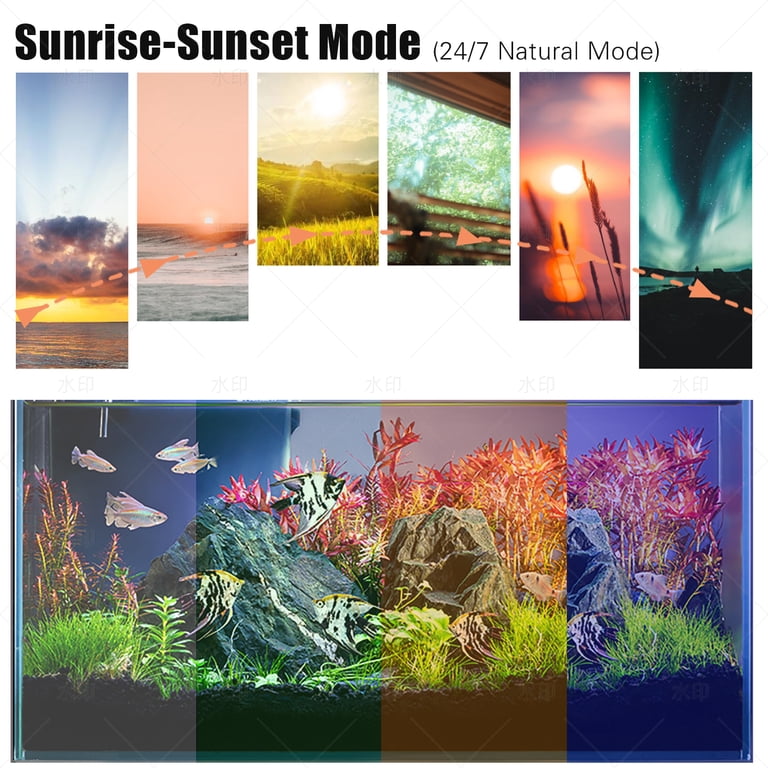 VNEKVA LED Aquarium Light, 8 Inch Full Spectrum photo 2