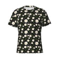thumbnail image 3 of Naloa Daisy Men's T-Shirt Sport T-shirt Men's Basic Tee Casual Men's Shirt, Round Neck, Short Sleeves - 3X-Large, 3 of 5