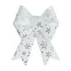 thumbnail image 2 of Seyotauo Large Christmas Bows with Snowflake 7.8 x 6 inch Velvet Wired Ribbon Christmas Tree Topper Xmas Craft Bows for Wreath Party Indoor Outdoor Home Decoration, 2 of 6